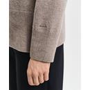 HERRINGBONE DETAIL C-NECK