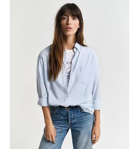REL LUXURY OXFORD STRIPE BD SHIRT
