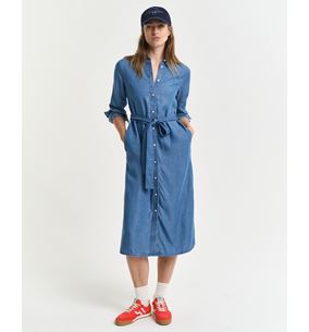 REG CHAMBRAY SHIRT  DRESS
