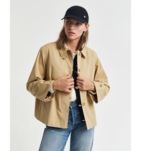 SHORT COTTON CAR COAT