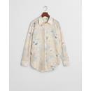 REL FLORAL PRINT COT SILK SHIRT