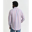 REG LINEN MULTISTRIPE SHIRT