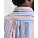 REG LINEN MULTISTRIPE SHIRT