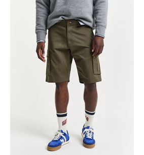 RELAXED TWILL CARGO SHORTS