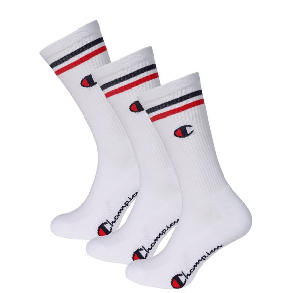 Champion 3PK CREW SOCKS WHITE