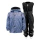 Virvel Kids SKUR PU FLEECE SET BLUE DO