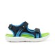 Leaf KAGGEBODA SANDAL NAVY/LIME