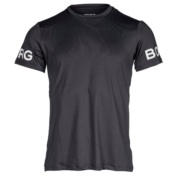 Björn Borg BORG T-SHIRT BLACK/WHITE