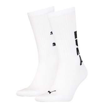 Puma GRAPHIC LOGO CREW 2P WHT