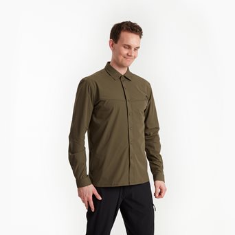Tuxer FELIX LS SHIRT DK OLIVE