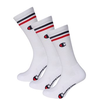 Champion 3PK CREW SOCKS WHITE