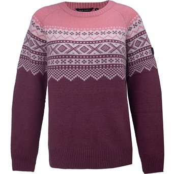 True North WOOL W SWEATER GRAPE