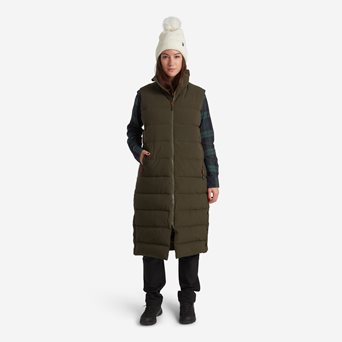 Tuxer ELLA W RECO VEST DK OLIVE