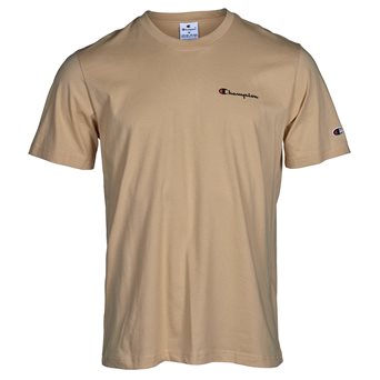 Champion SMALL LOGO TEE BEIGE