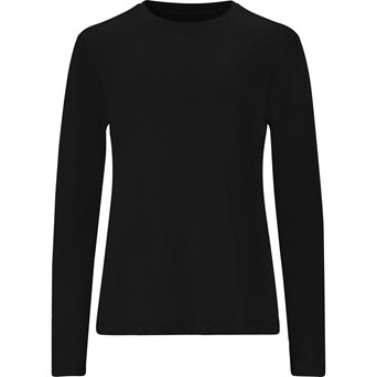 Endurance ALVALY W LS TEE BLACK MEL