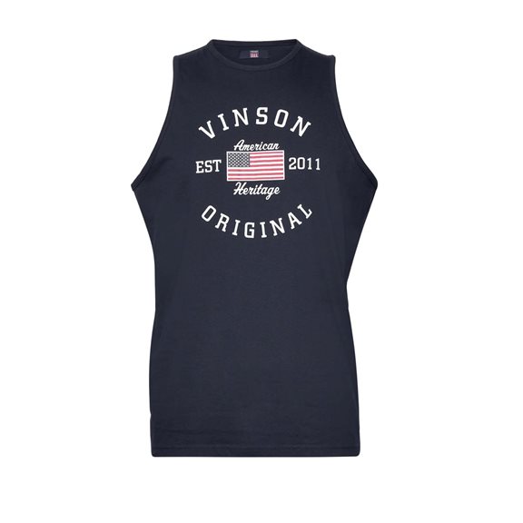 Vinson RYAN TANK TOP DK SAPPHIRE