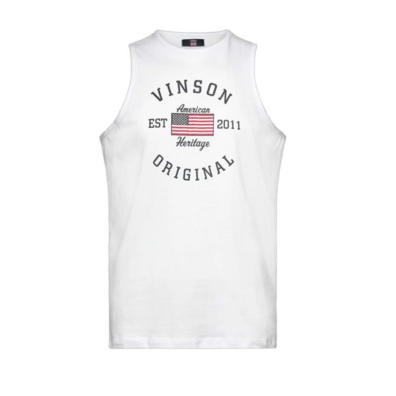 Vinson RYAN TANK TOP WHITE