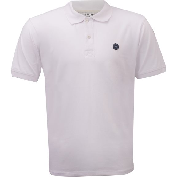 Marine SMALL LOGO POLO WHITE