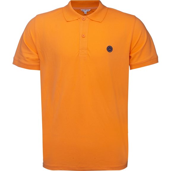 Marine SMALL LOGO POLO ORANGE