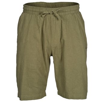 Tuxer JAMIE LINEN SHORTS OLIVINE