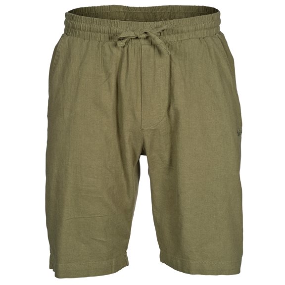 Tuxer JAMIE LINEN SHORTS OLIVINE