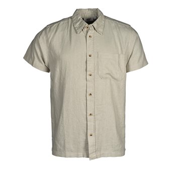 Tuxer FRANK LINEN SS SHIRT STONE