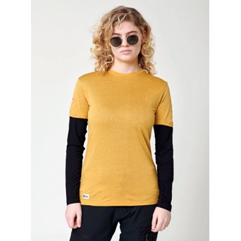 Röyk MERINO W TEE YELLOW BRONZE