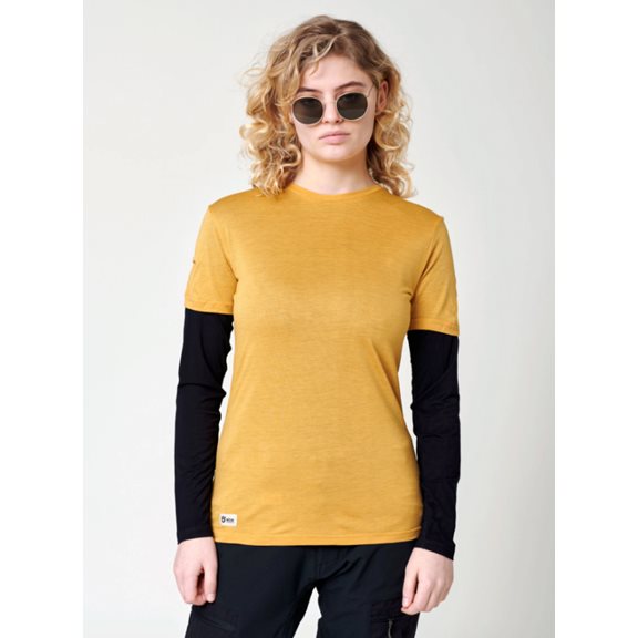 Röyk MERINO W TEE YELLOW BRONZE