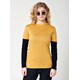 Röyk MERINO W TEE YELLOW BRONZE