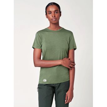 Röyk MERINO W TEE BRONZ GREEN