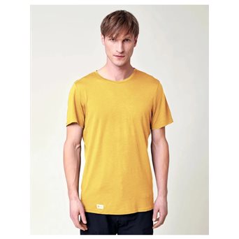 Röyk MERINO TEE YELLOW BRONZE