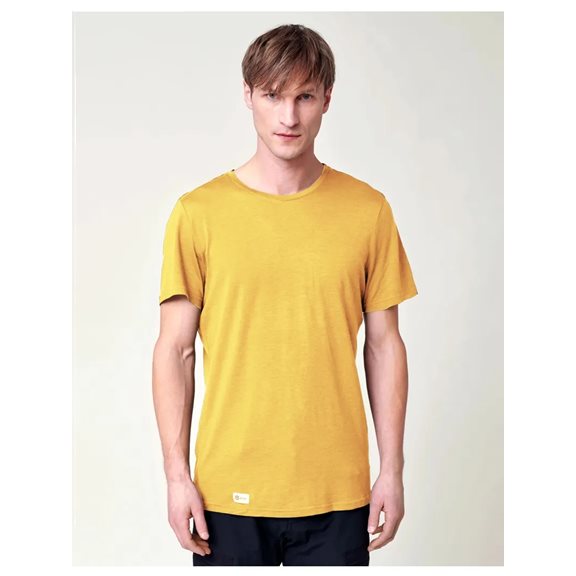 Röyk MERINO TEE YELLOW BRONZE