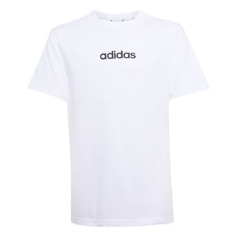 Adidas LINEAR JR TEE WHITE/BLACK