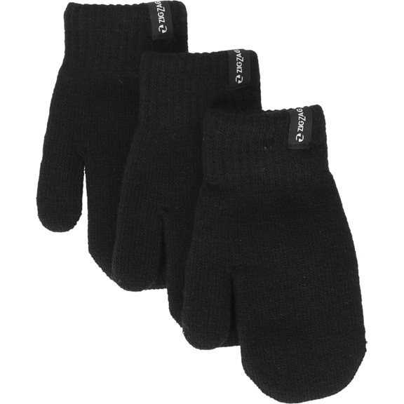 ZigZag BOBBA 3P MITTENS BLACK