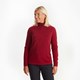 Tuxer POLLY MERINO 1/4 ZIP RED