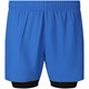 Endurance KROS 2IN1 SHORTS VIC BLUE