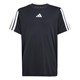 Adidas 3S TR-ES JR TEE BLACK/WHIT