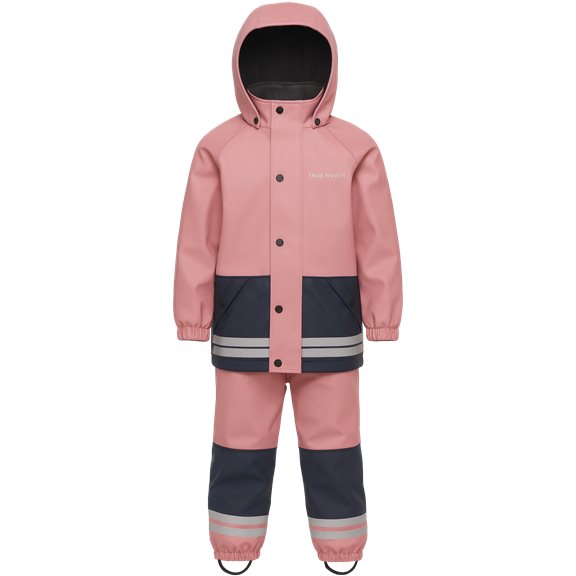 True North PU RAIN SET BLOCK PINK