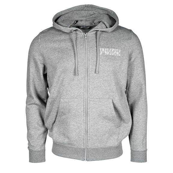 Puma FULL ZIP HOOD GREY