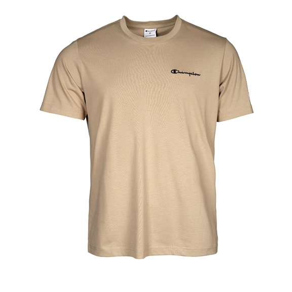 Champion SMALL LOGO TEE BEIGE
