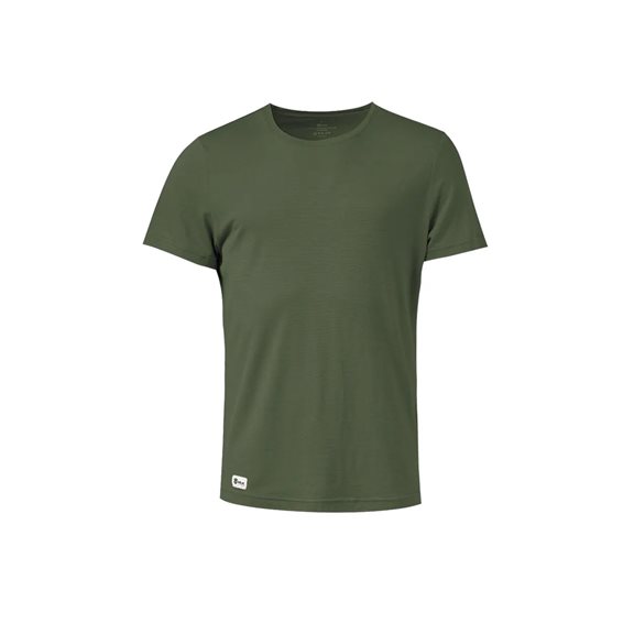 Röyk MERINO TEE BRONZ GREEN