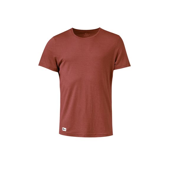 Röyk MERINO TEE RUSTY RED