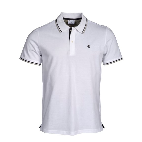 Champion LT COTTON POLO WHITE