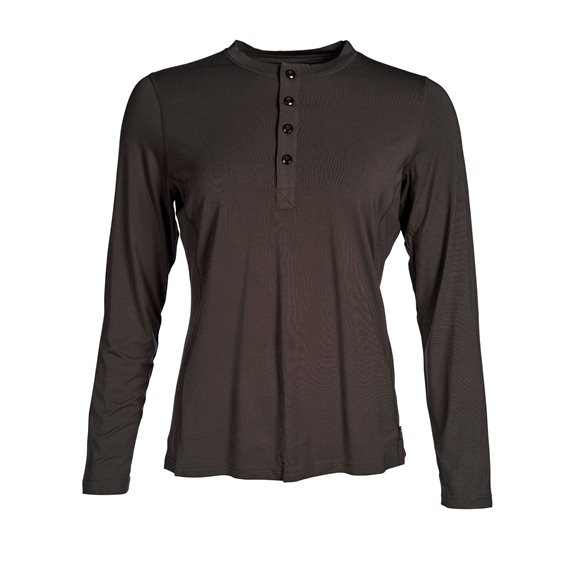 Tuxer CLARE W BAMBOO LS TEE CARB
