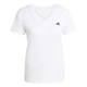 Adidas WE MIN V-NECK W TEE WHITE