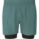 Endurance KROS 2IN1 SHORTS SILV PINE