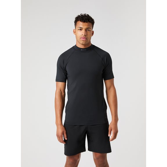 Björn Borg MOCK NECK TEE BLACK