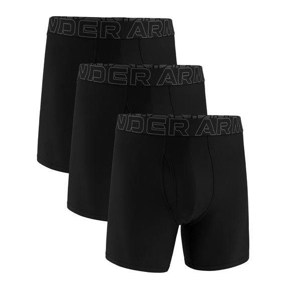 Under Armour PERF TECH 3P BOXER BLACK