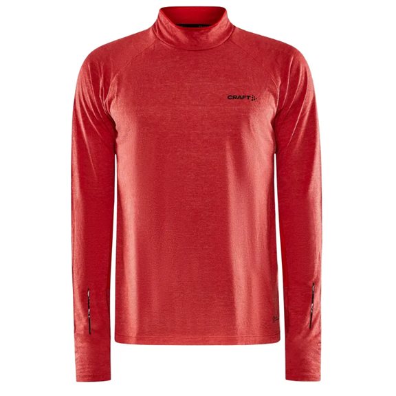 Craft SUBZ WOOL LS TEE RED