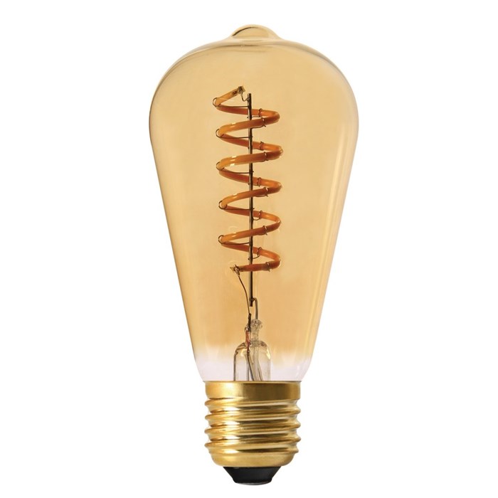 Edisonlampa LED E27 guld Elect 130lm 2000K dimbar